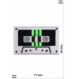 DJ Music Cassette - Tape - Oldschool - grün- Music
