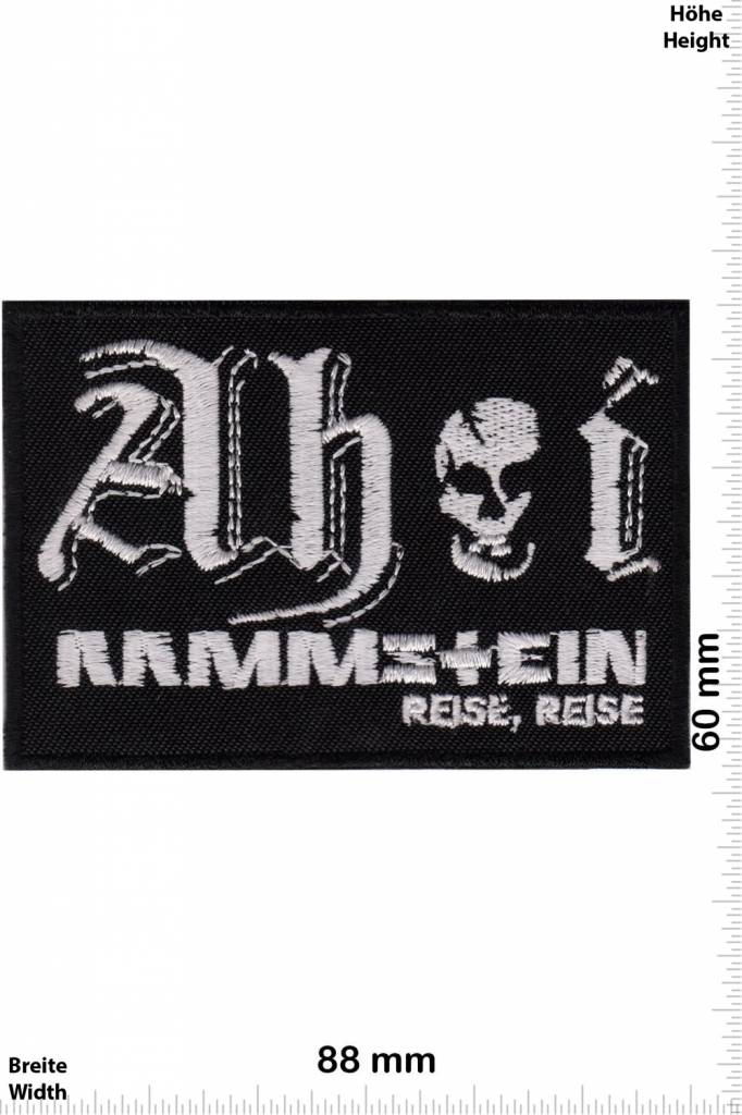Rammstein - Patch - Back Patches - Patch Keychains Stickers -   - Biggest Patch Shop worldwide