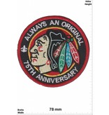 Chicago Blackhawks  Indian - Head - Chicago Blackhawks - round - Always an Original - 75th Anniversary - USA