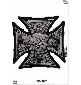 Totenkopf Skull -Cross