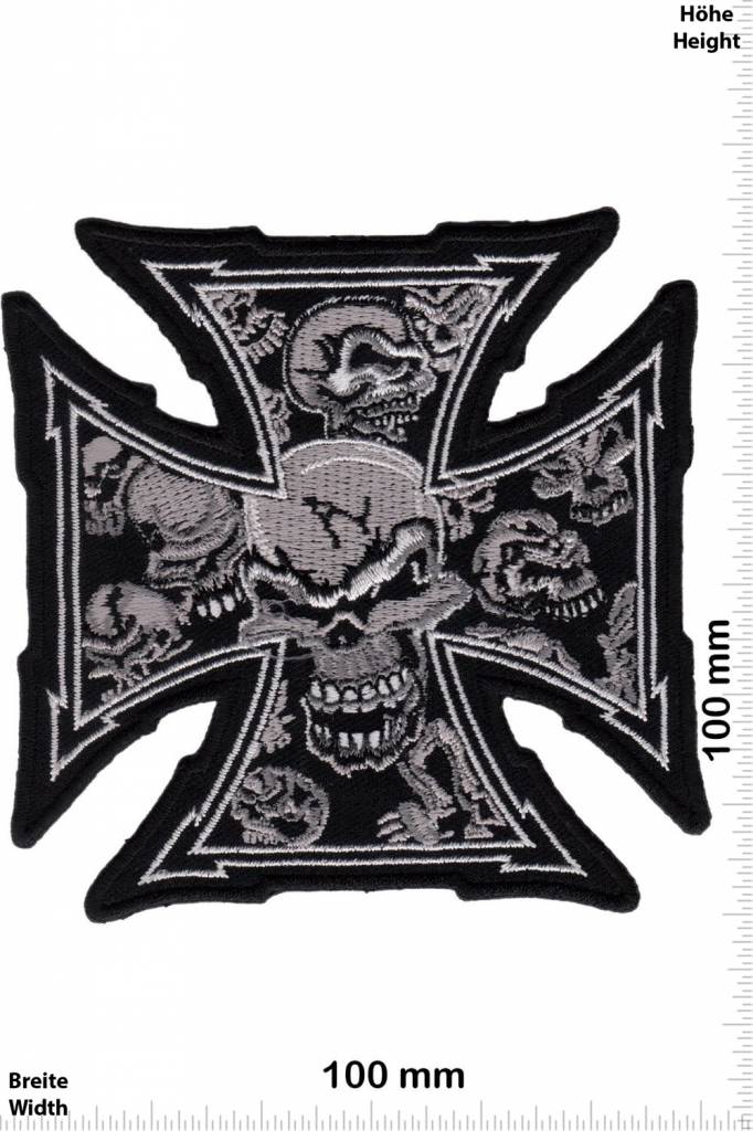 Totenkopf Skull -Cross