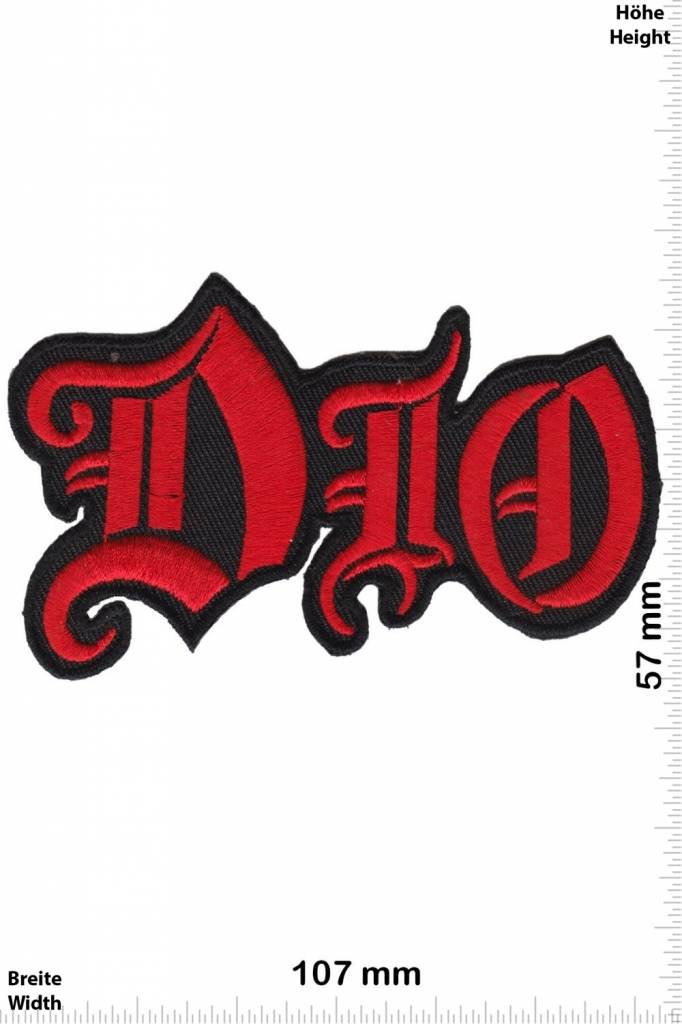 Dio DIO - red - rot - Heavy-Metal-Band