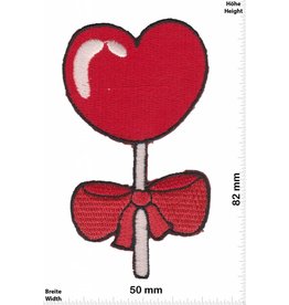 Oldschool Heart  Lollipop - Herz Lutscher