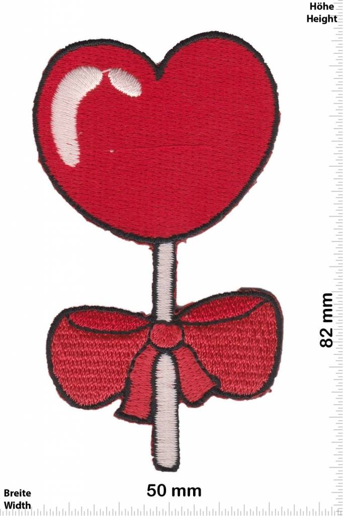Oldschool Heart  Lollipop - Herz Lutscher