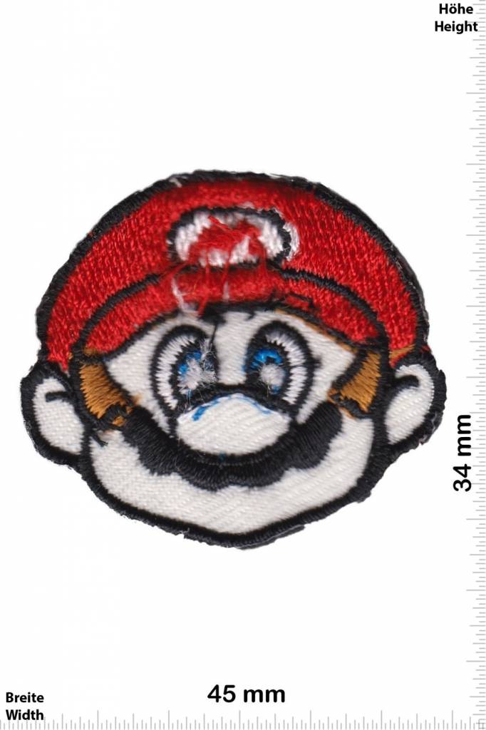 Super Mario Super Mario -  Head - Nintendo Patch