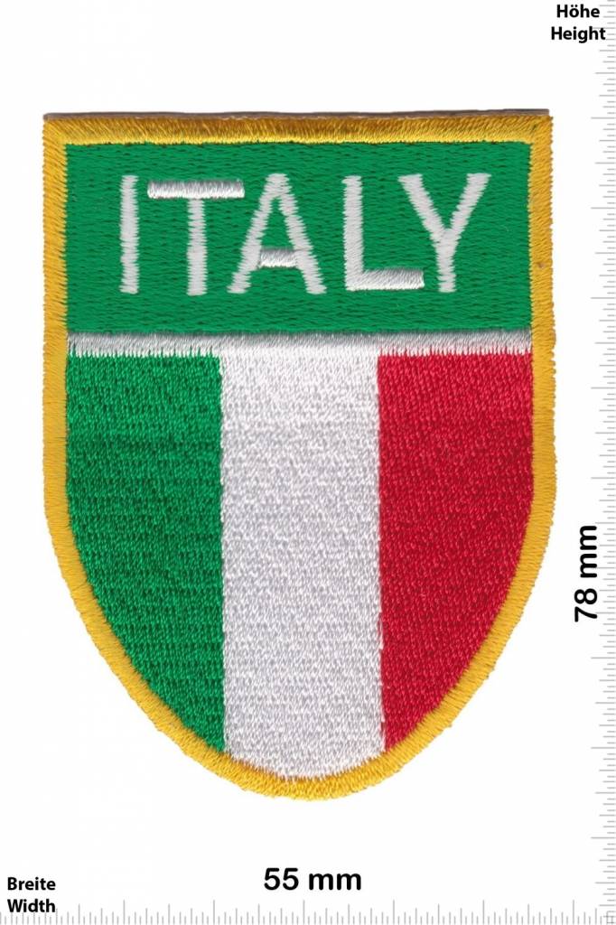 Italien, Italy ITALY - Italien Wappen - Flagge