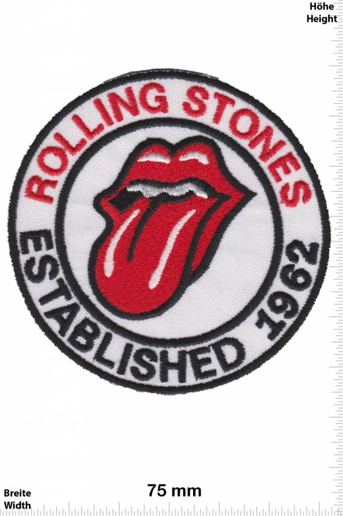 Rolling Stones Rolling Stones - Established 1962  - white