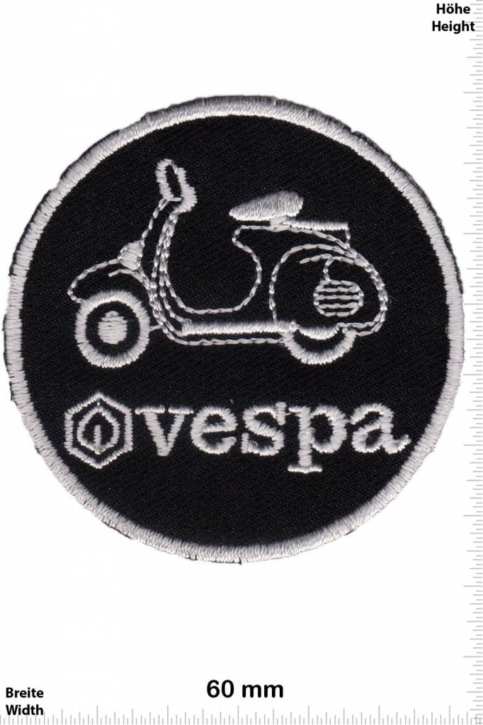 Vespa Vespa - round - black  - Scooter