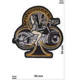 Biker Patch  - Kreuz - Milwaukee Vibrator -  Biker HQ Motorbike - Motorcycle -