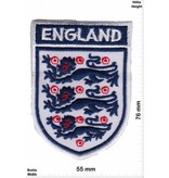 England, L'Angleterre, England Englische Fußballnationalmannschaft - weiss border - Soccer England UK - Fußball