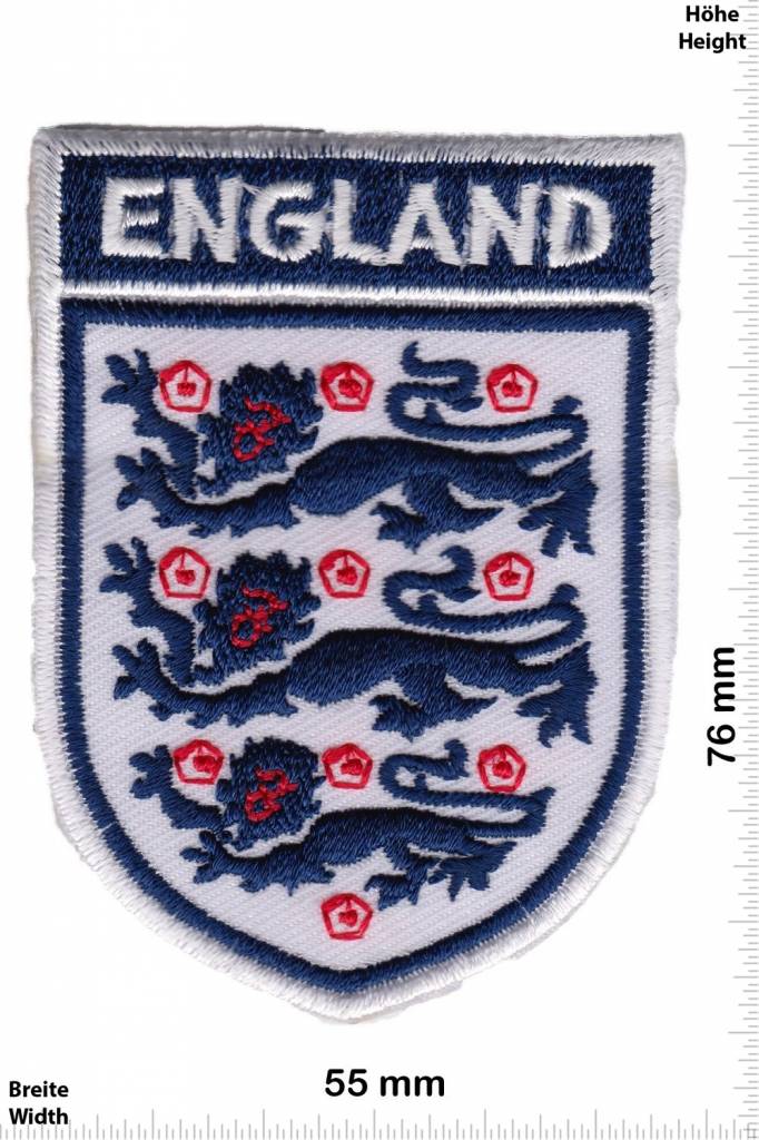 England, L'Angleterre, England Englische Soccernationalmannschaft - white border - Soccer England UK - Soccer