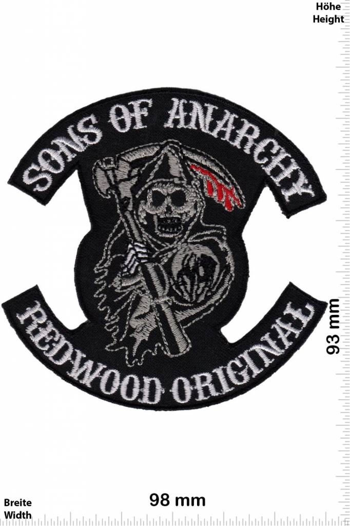 Sons of Anarchy - Patch - Back Patches - Patch Keychains Stickers