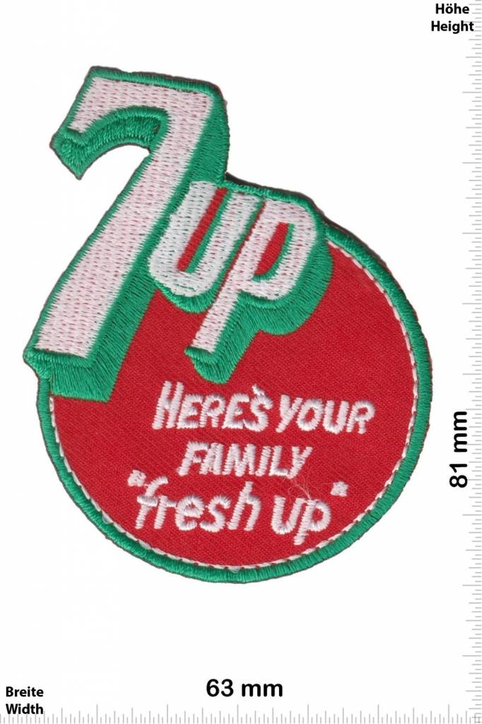 7up 7up - heres your Family "fresh up" - US