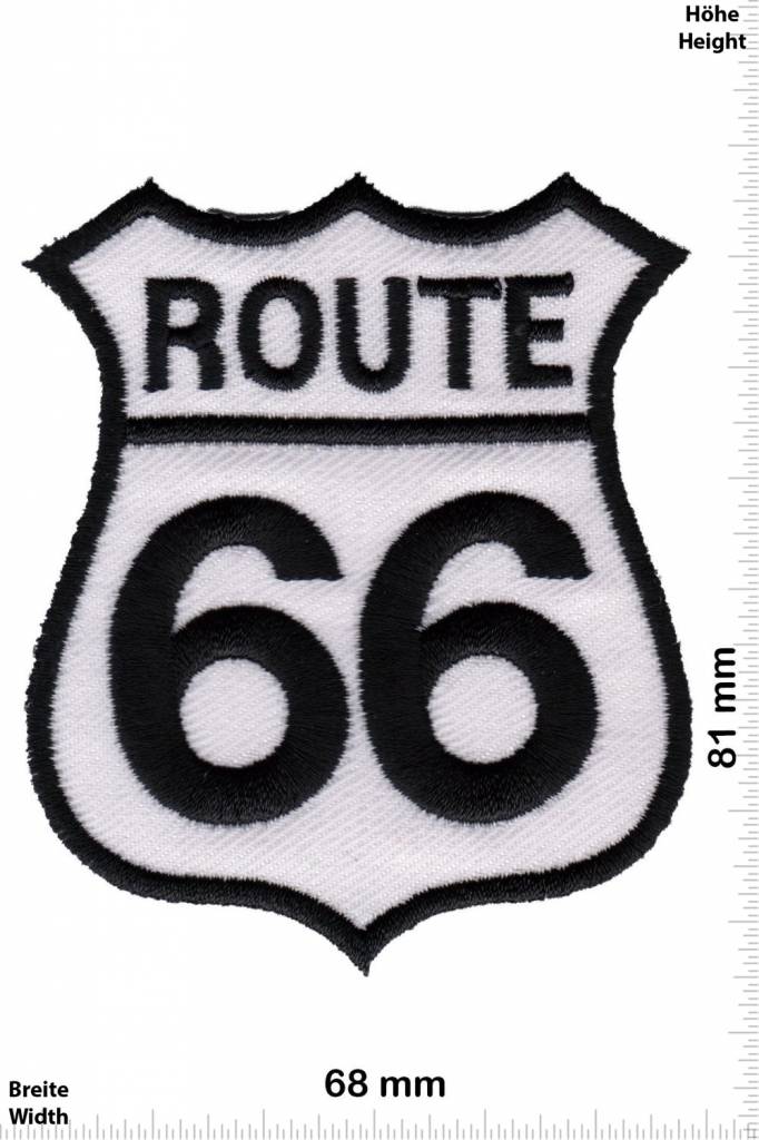 Route 66 - Patch - Aufnäher - Aufnäher Shop / Patch - Shop - größter ...