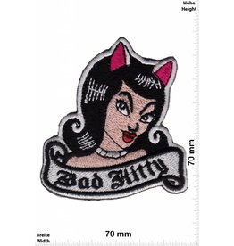 Bad Girl Bad Kitty - sexy Devil - Motorbike - Old School - Biker