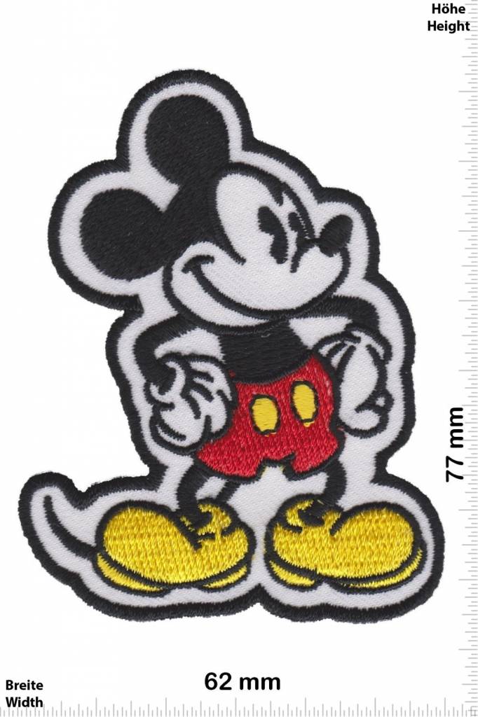 Mickey Mouse - Patch - Back Patches - Patch Keychains Stickers