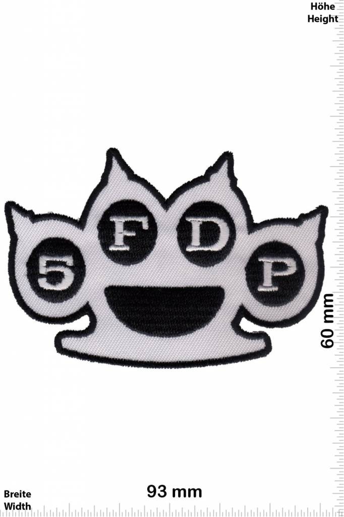 5FDP 5FDP - Five Finger Death Punch - Schlagring - knuckleduster - Metalband