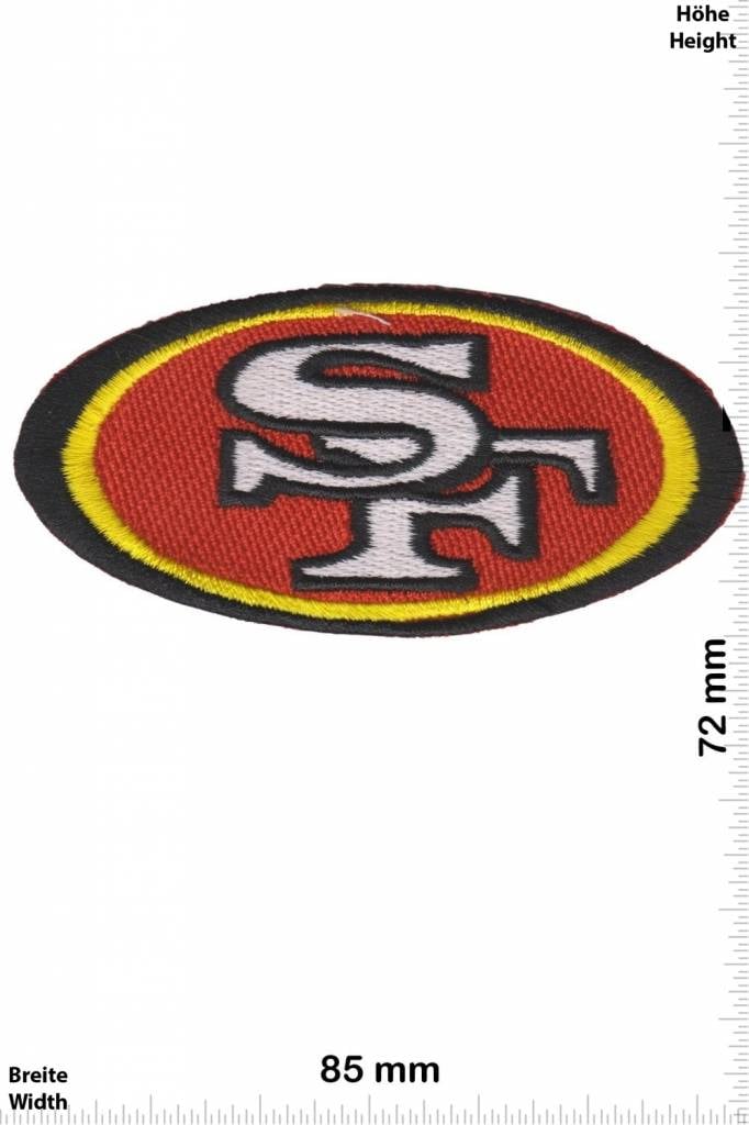 SAN FRANCISCO 49ers IRON ON PATCH