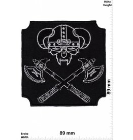 Wikinger Viking Axe - Wikinger Axt - Skull - Totenkopf - Biker