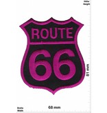 Route 66 Route 66 - purple - lila - Auto Motorcycle Biker Car Motorsport -