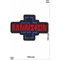 Rammstein Rammstein - big - 19 cm - red -blue