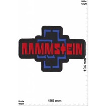 Rammstein Rammstein - big - 19 cm - rot -blau