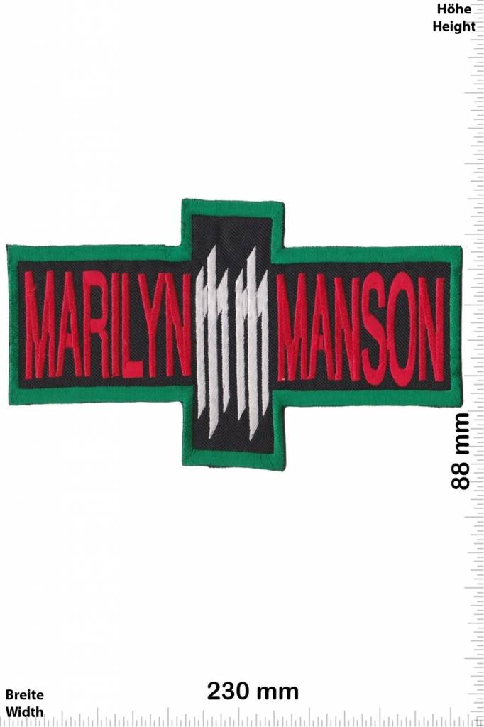 Marilyn Manson Marilyn Manson - big - 23 cm - rot -blau