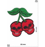 Oldschool Skull Cherry - Totenkopf Kirschen - Oldschool Biker  - Rockabilly
