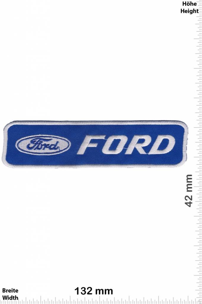 Ford Ford - silber blau- silber blau - big - rechteck - Motor Sport