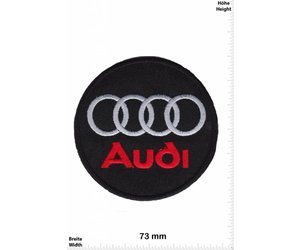 AUDI CAR BRAND logo patch motor sports Embroidered iron on sew on