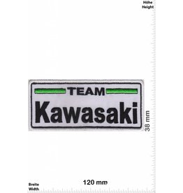 Kawasaki Team Kawasaki  - weiss schwarz - rechteck