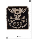 Cafe Racer Skull Race - Cafe Racer - 666 - gold  - -