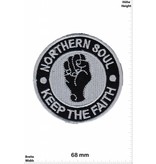 Northerm Soul Northern Soul - Keep the Faith - silver - round