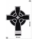 Kreuz Crucifix - Kelten - black - silver