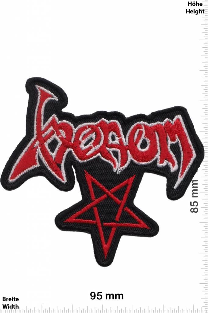 Venom Venom - Pentagram - red  - Metal-Band- Music