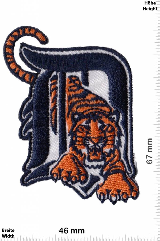 Detroit Tigers - Patch - Back Patches - Patch Keychains Stickers -   - Biggest Patch Shop worldwide
