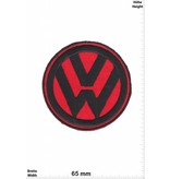 VW,Volkswagen VW - Volkswagen -rot schwarz - rot schwarz - Patch