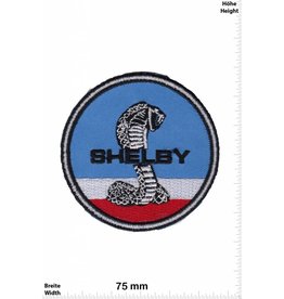 Shelby Shelby - Mustang  -blau-weiss-rot  - Auto - US Car Patch