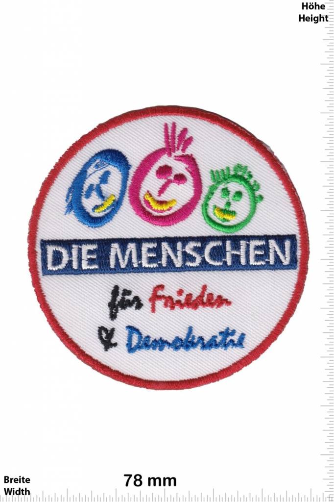 Frieden Die Menschen - für Frieden und Demokratie -Fun