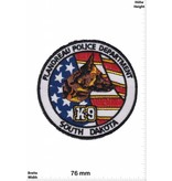 Police Patch -Police - K-9 Unit - Police dog - Hundestaffel - Flandreau Police Dep. Soth Dakota - USA Police