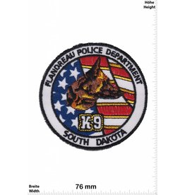 Police Patch -Police - K-9 Unit - Police dog - Hundestaffel - Flandreau Police Dep. Soth Dakota - USA Police