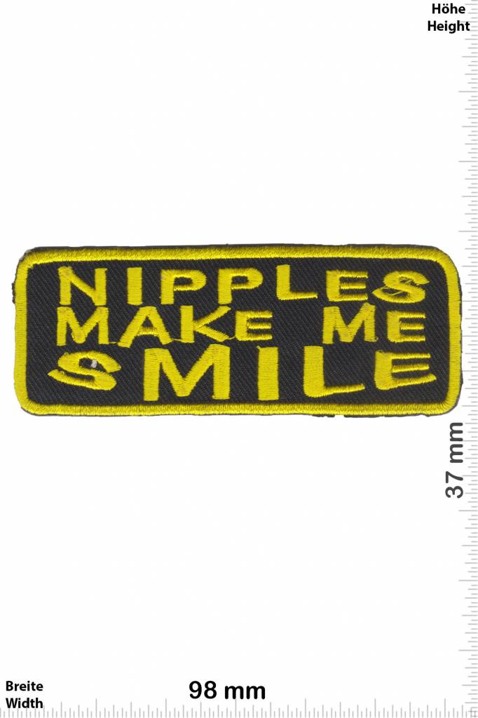 Sprüche, Claims Nipples make me SMILE