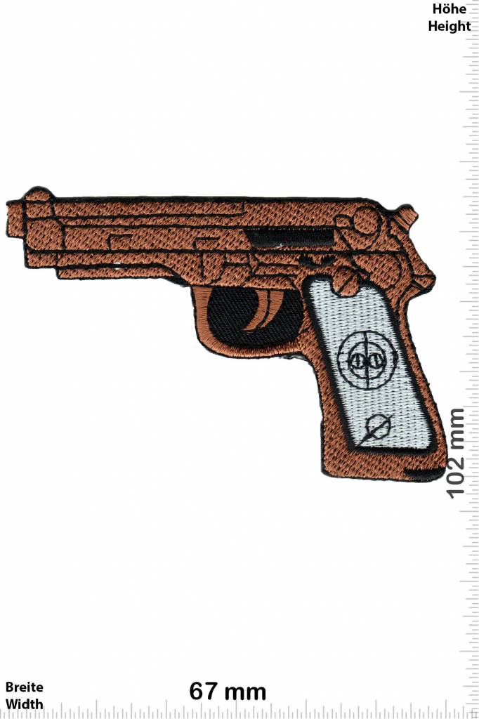 Pistole Gun - brown - Pistol