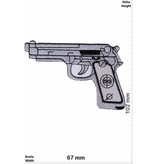 Pistole Gun -  silver - Pistol