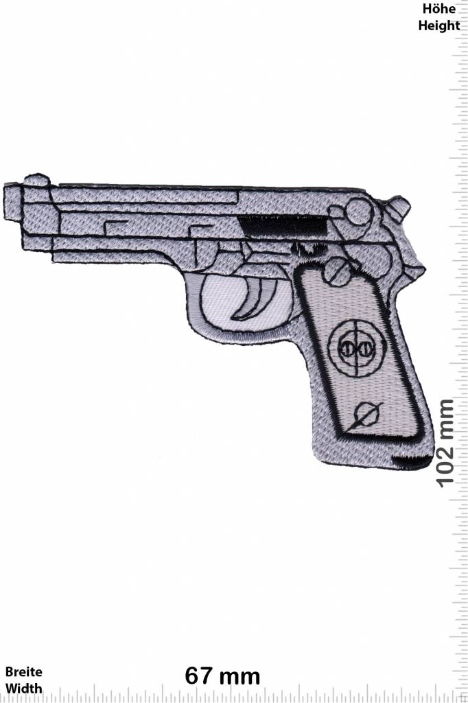 Pistole Pistole - silber - Gun