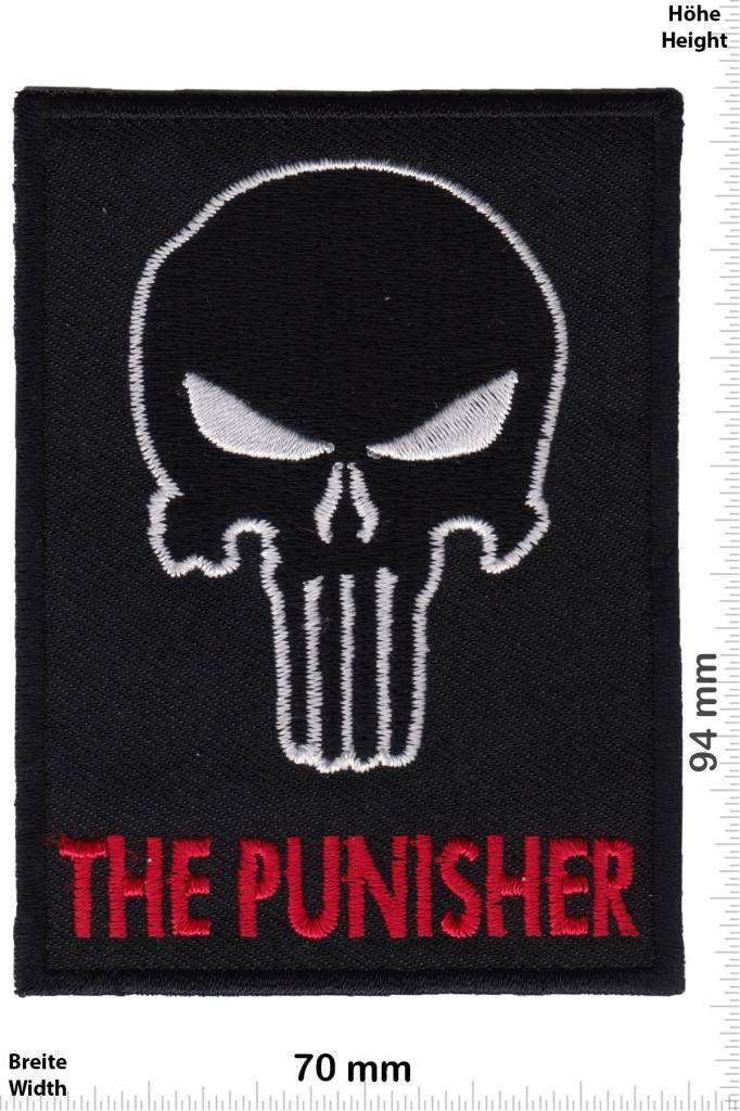 Punisher The Punisher - schwarz - viereck