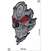 Totenkopf Skull - red eyes