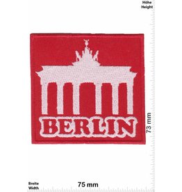 Deutschland, Germany Berlin - Brandenburger Tor- rot- silber
