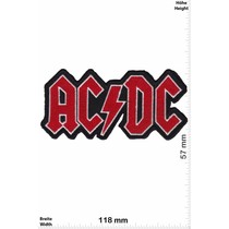 AC DC ACDC - AC DC  - red - silver -black