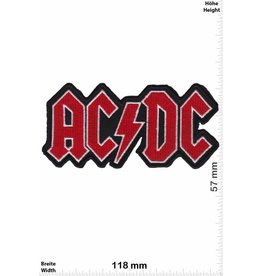 AC DC ACDC - AC DC  - red - silver -black